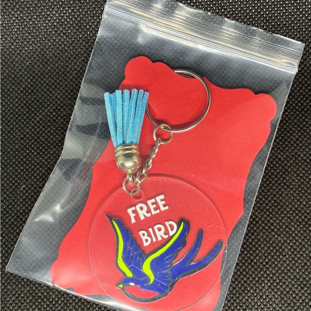 Free Bird Keychain - Picture 2 of 2